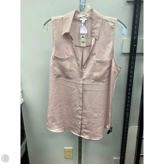 Top Sleeveless By Express In Pink, Size: M
