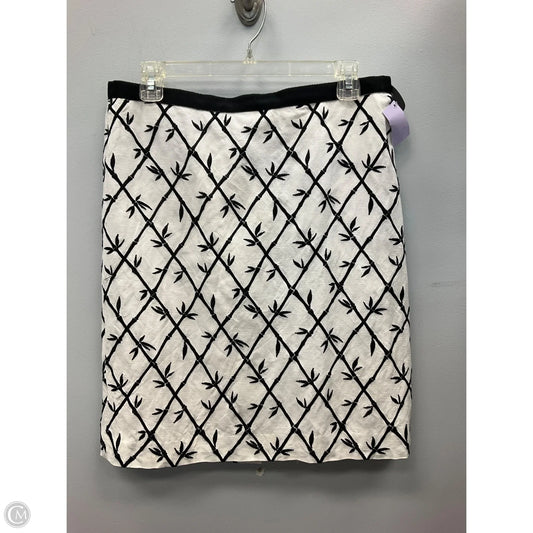 Skirt Mini & Short By Talbots In Black & White, Size: 10p