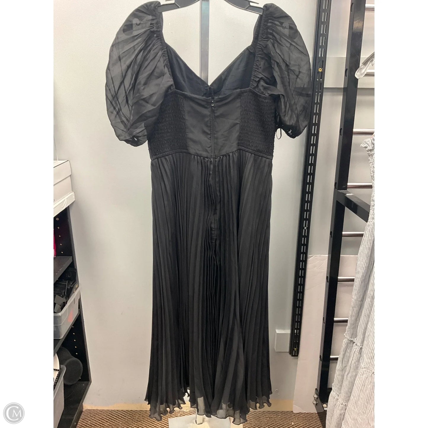 Dress Casual Midi By Abercrombie And Fitch In Black, Size: S