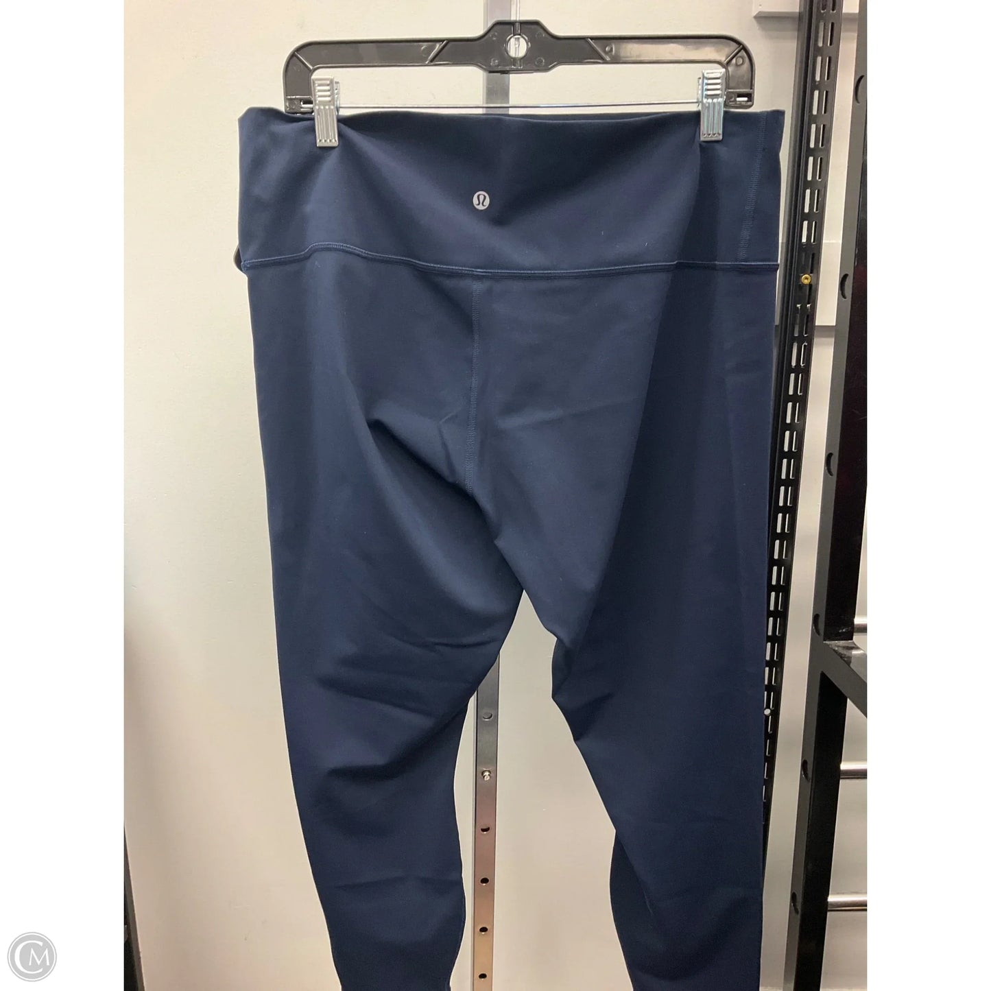 Athletic Leggings By Lululemon In Navy, Size: 16