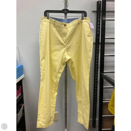 Pants Chinos & Khakis By Talbots In Yellow, Size: 14
