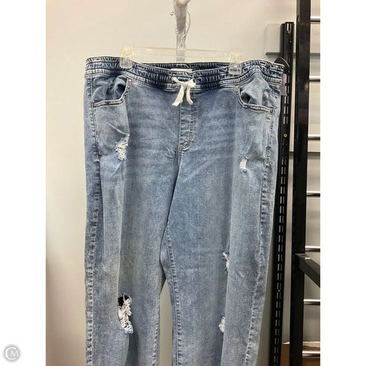 Jeans Straight By Lane Bryant In Blue Denim, Size: 20