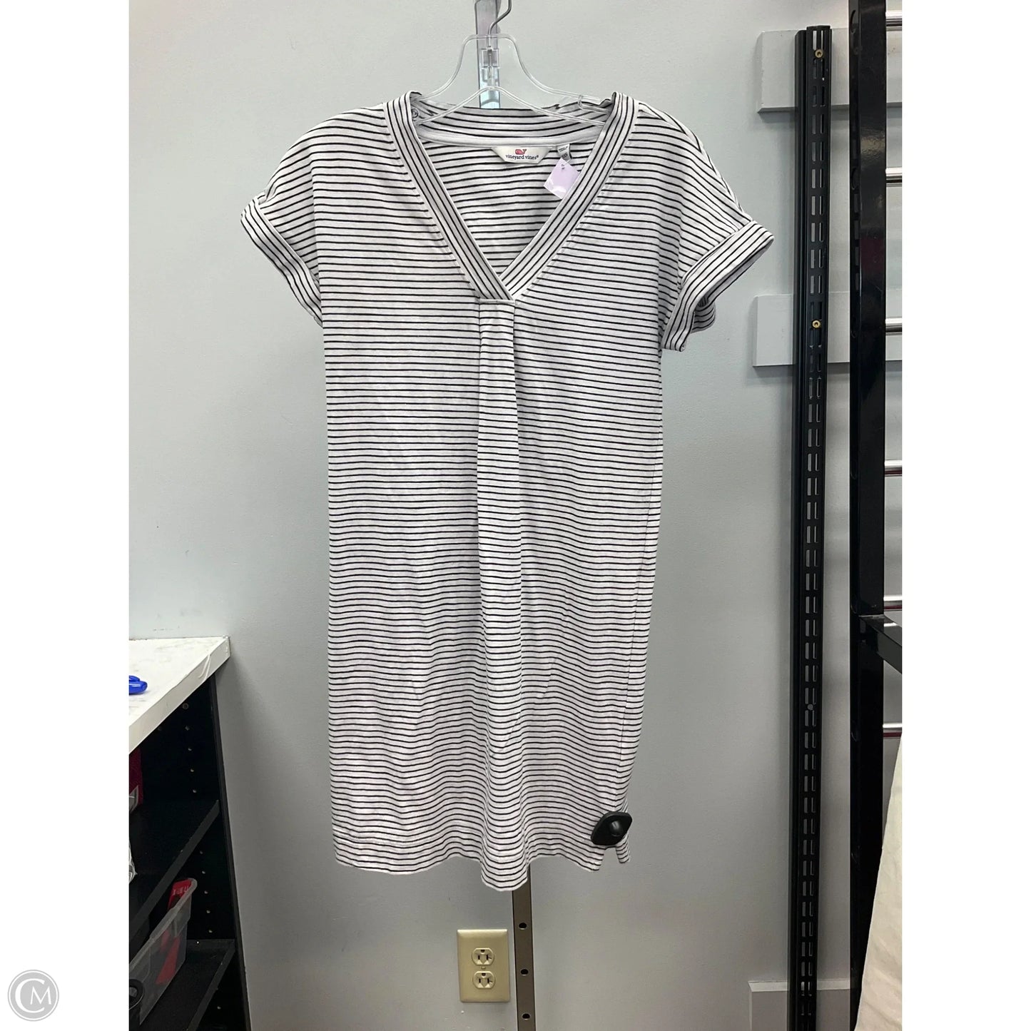 Dress Casual Short By Vineyard Vines In Striped Pattern, Size: Xxs