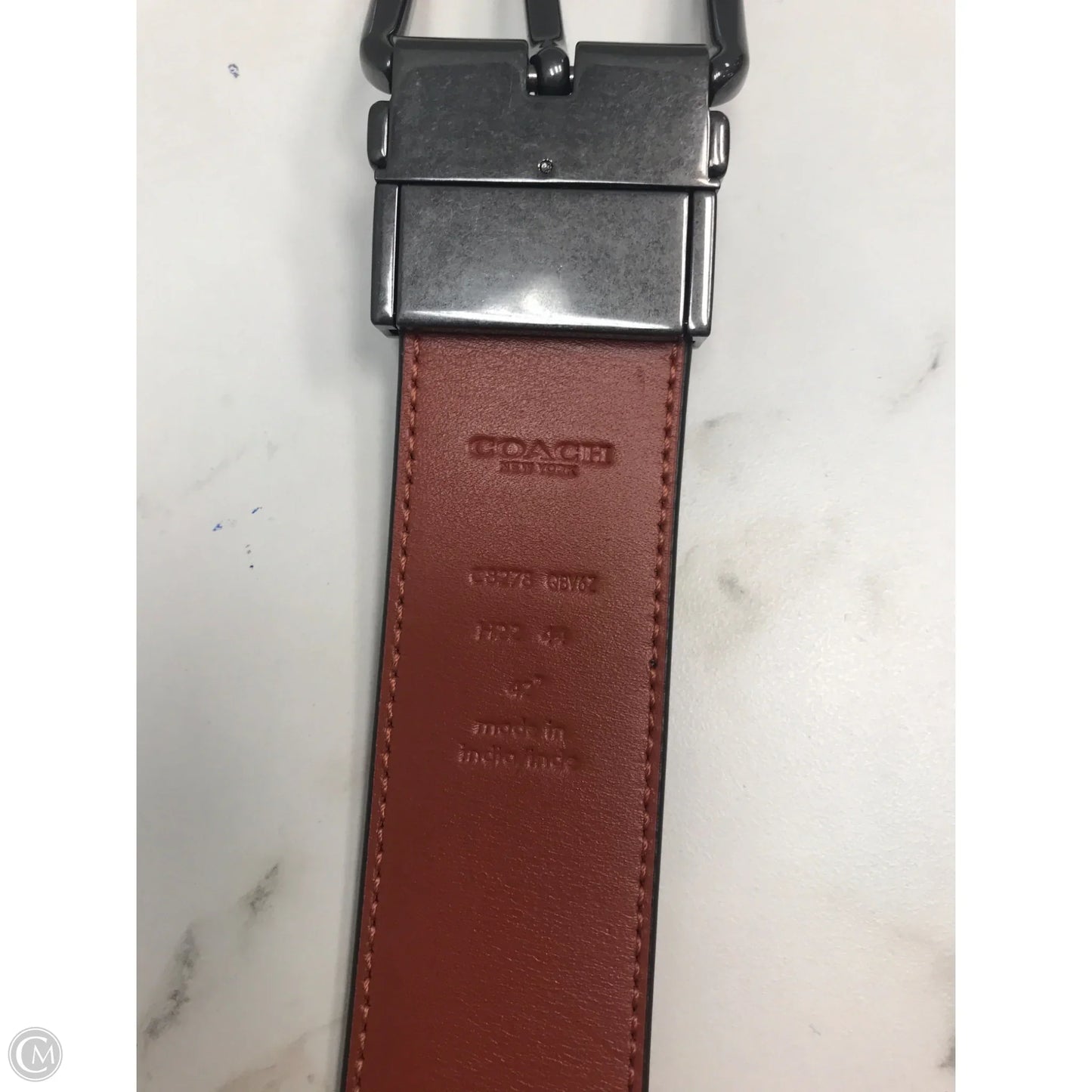 Belt Designer By Coach, Size: Large