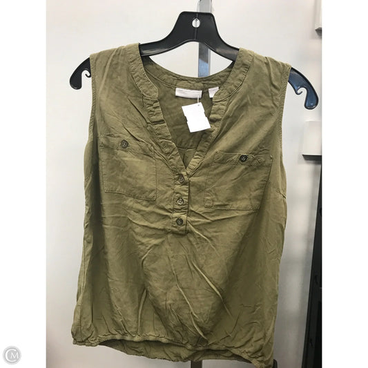 Top Sleeveless By New York And Co In Green, Size: M