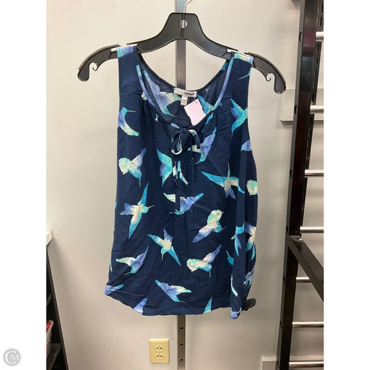 Top Sleeveless By Sonoma In Navy, Size: Xlp