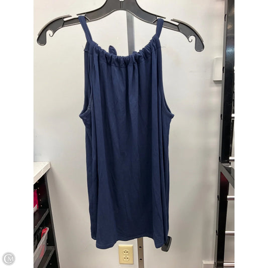 Top Sleeveless By Loveappella In Navy, Size: S