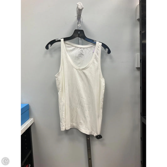 Tank Top By Banana Republic In White, Size: M