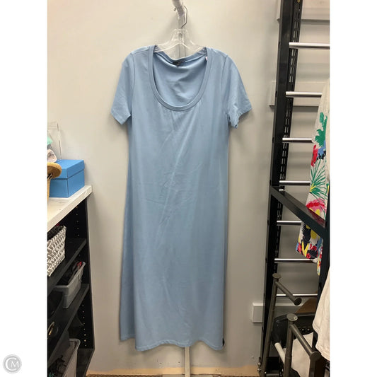Dress Casual Midi By J. Crew In Blue, Size: M