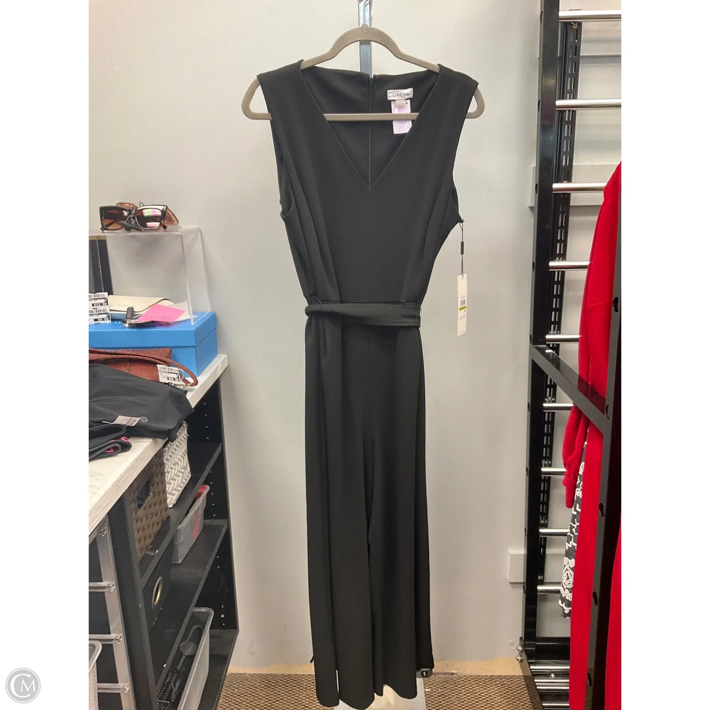 Jumpsuit By Calvin Klein In Black, Size: 14