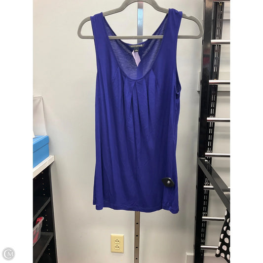 Top Sleeveless By Banana Republic In Blue, Size: L