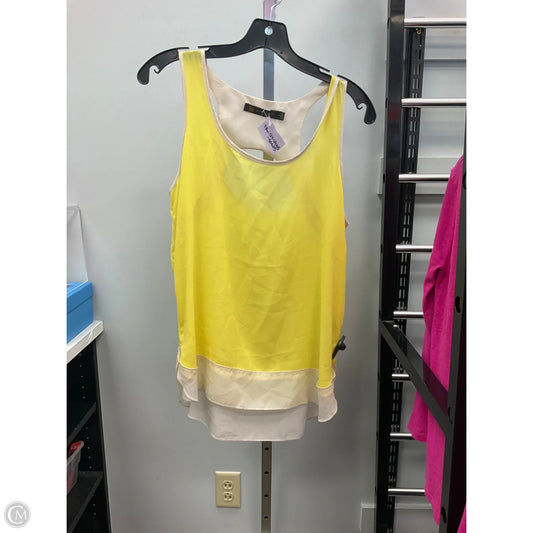 Top Sleeveless By Outback Red In Yellow, Size: S