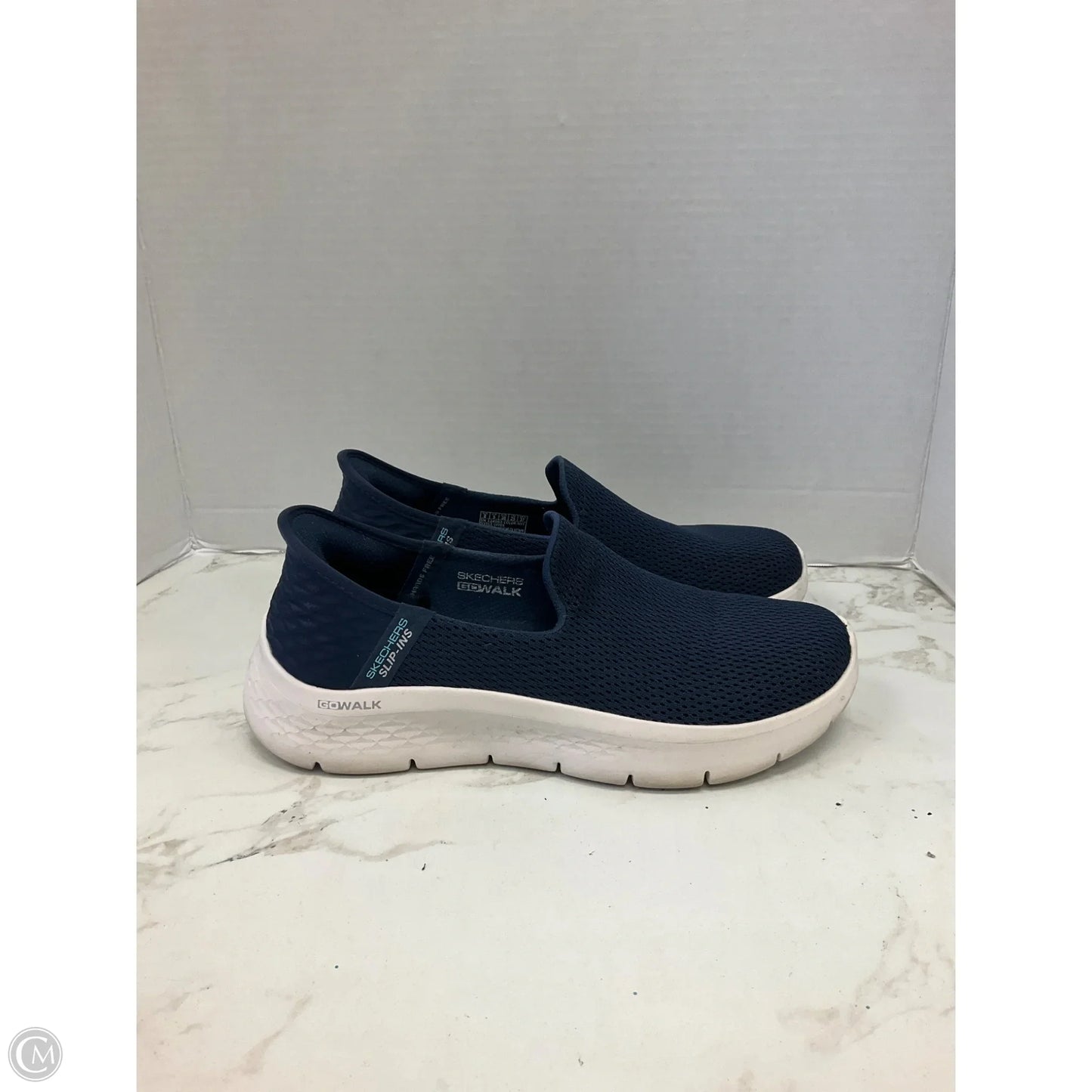 Shoes Athletic By Skechers In Navy, Size: 8