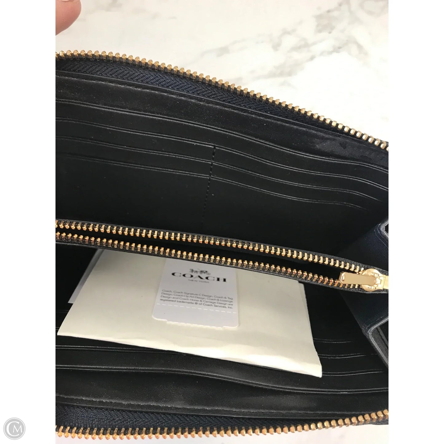 Wallet Designer By Coach, Size: Large