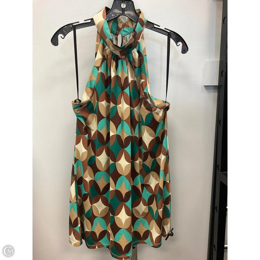 Top Sleeveless By Jonathan Martin In Multi-colored, Size: Xl