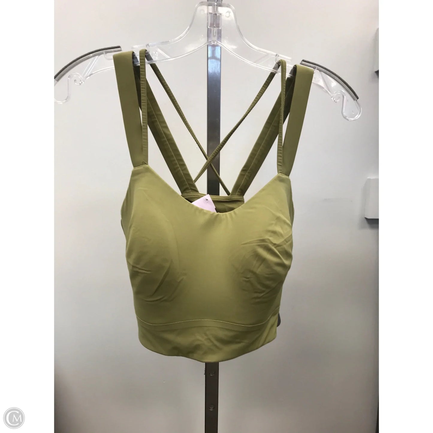 Athletic Bra By Lululemon In Green, Size: L
