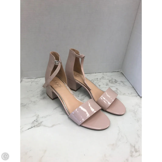Sandals Heels Block By Sugar In Pink, Size: 9