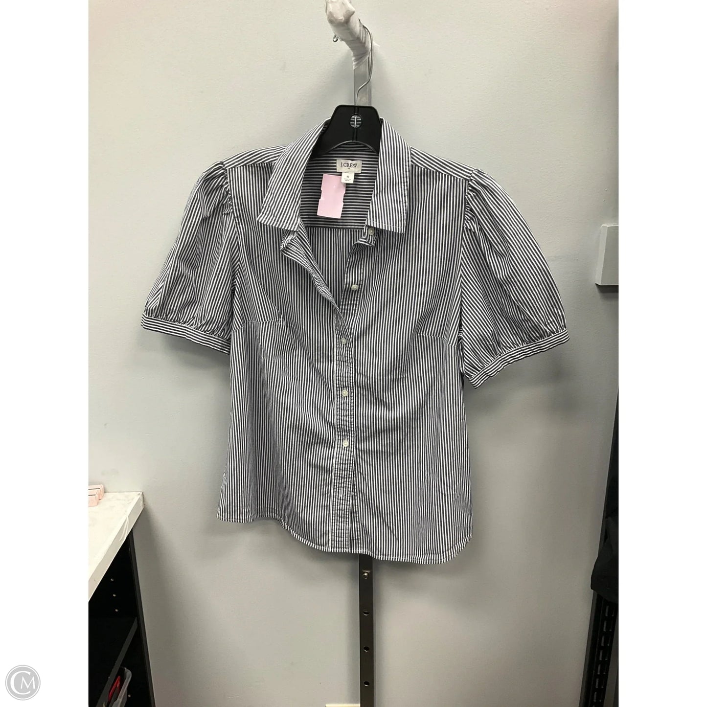 Top Short Sleeve By J. Crew In Striped Pattern, Size: S