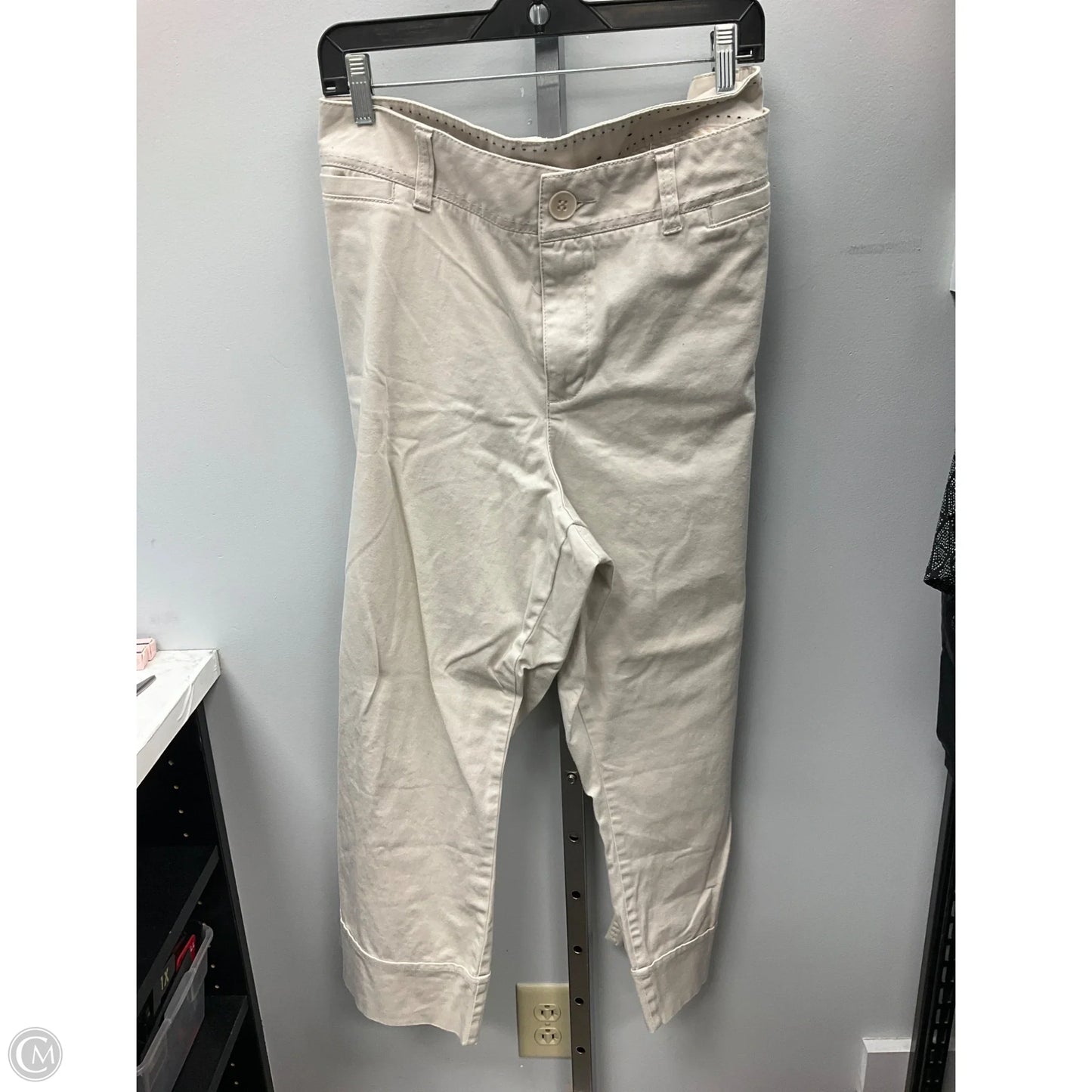 Pants Cropped By Lane Bryant In Beige, Size: 22