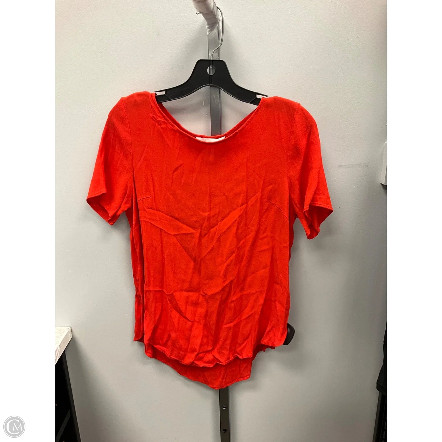 Top Short Sleeve By H&m In Red, Size: 8