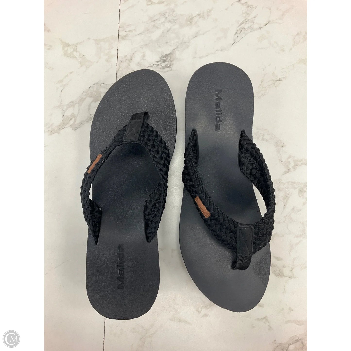 Sandals Flip Flops By Cmc In Black, Size: 10