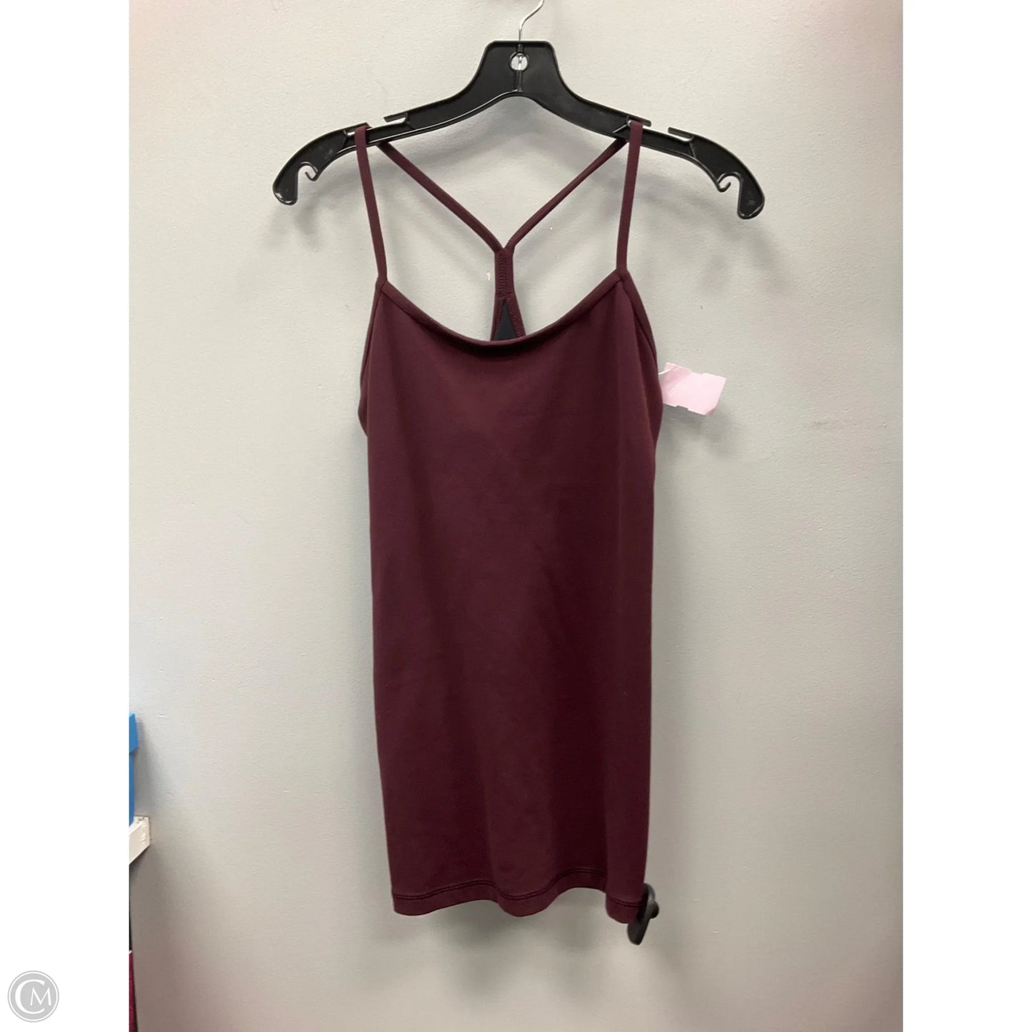 Athletic Tank Top By Lululemon In Maroon, Size: 8
