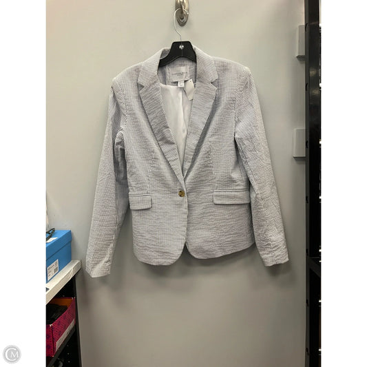 Blazer By Carolina Belle In Blue & White, Size: L