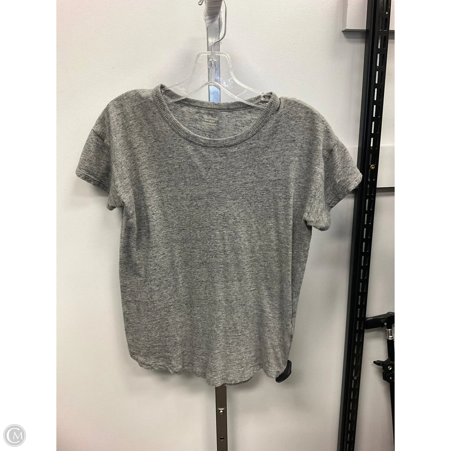 Top Short Sleeve By Madewell In Grey, Size: Xxs
