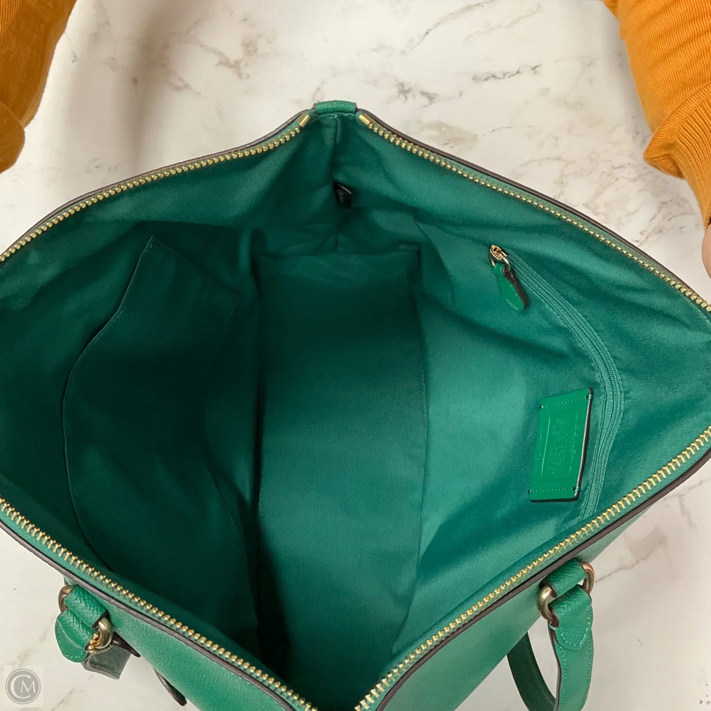 Handbag Designer By Coach, Size: Large