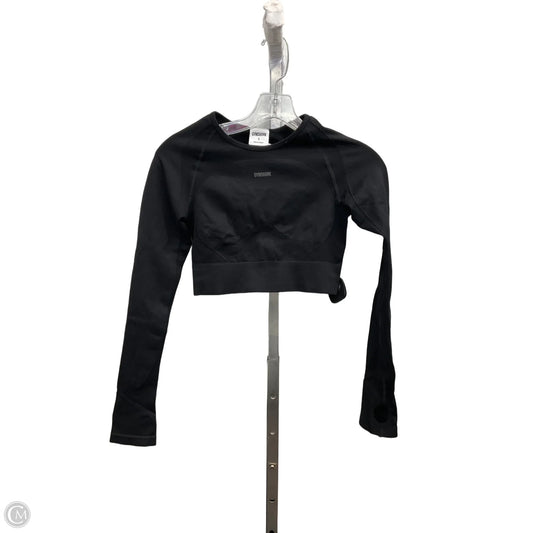 Athletic Top Long Sleeve Crewneck By Gym Shark In Black