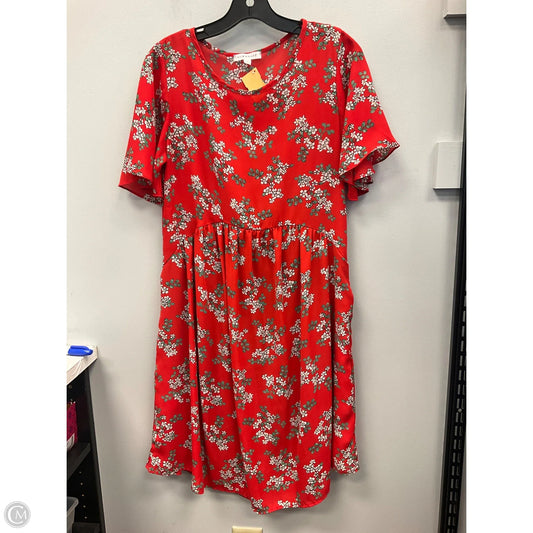 Dress Casual Short By Downeast In Floral Print, Size: S