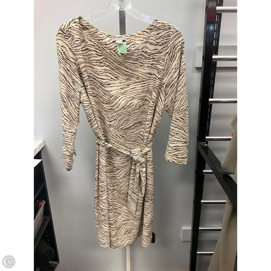 Dress Casual Midi By H&m In Zebra Print, Size: L