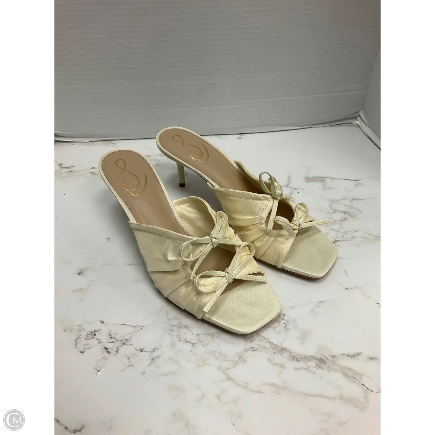 Shoes Heels Kitten By Sam Edelman In Cream, Size: 8.5