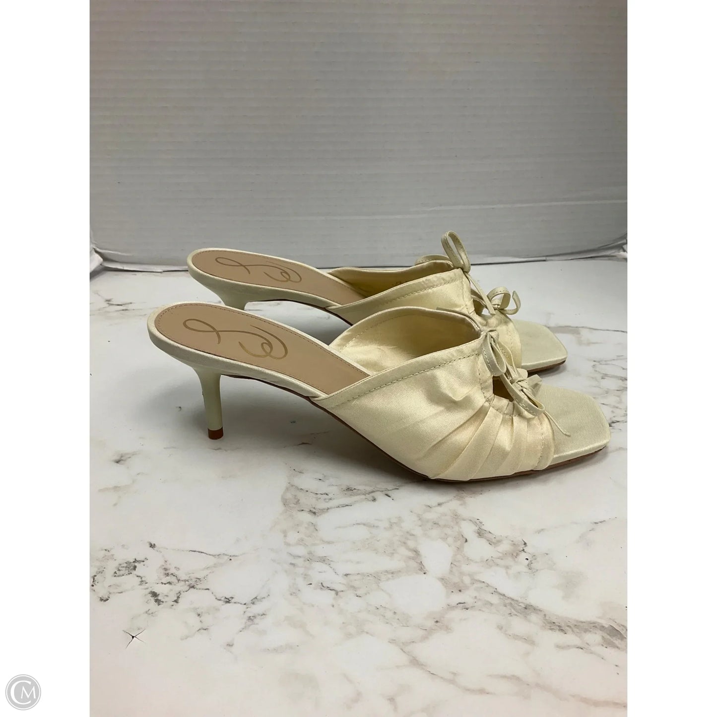 Shoes Heels Kitten By Sam Edelman In Cream, Size: 8.5