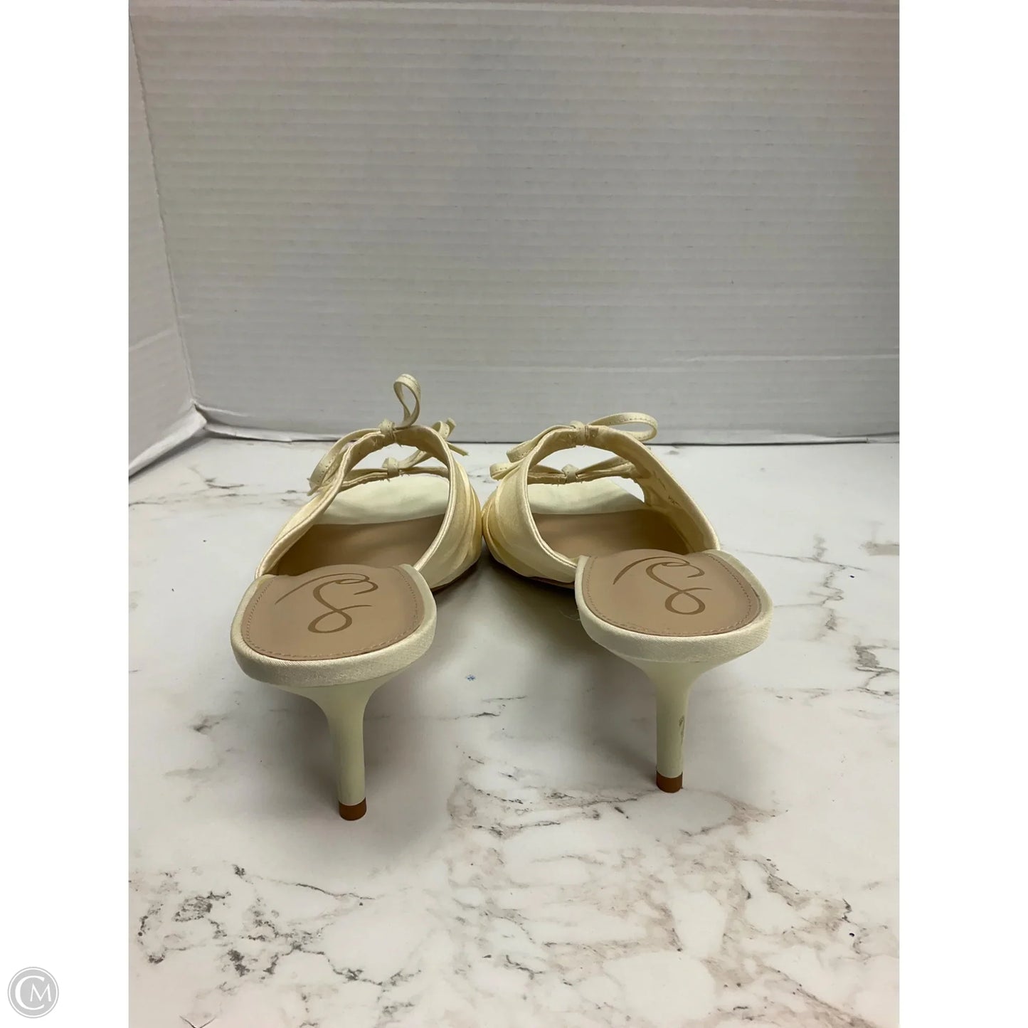 Shoes Heels Kitten By Sam Edelman In Cream, Size: 8.5