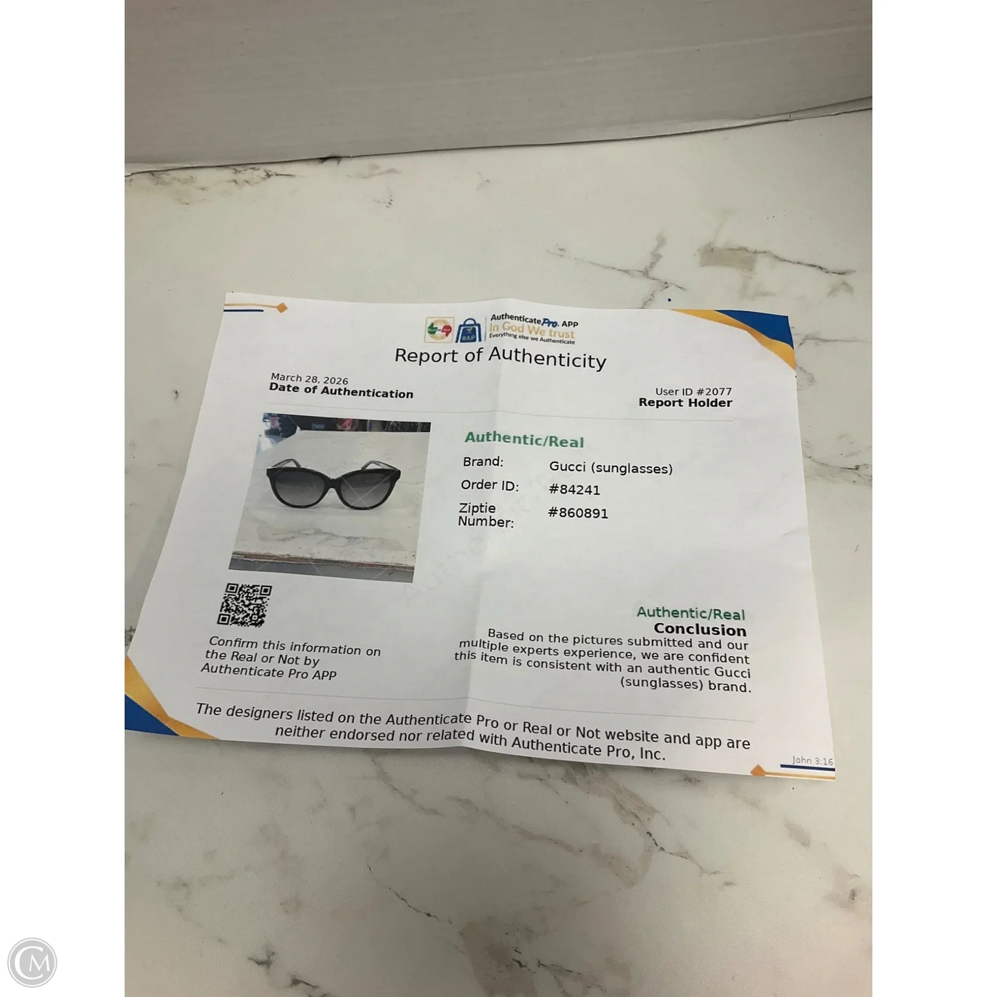 Sunglasses Luxury Designer By Gucci