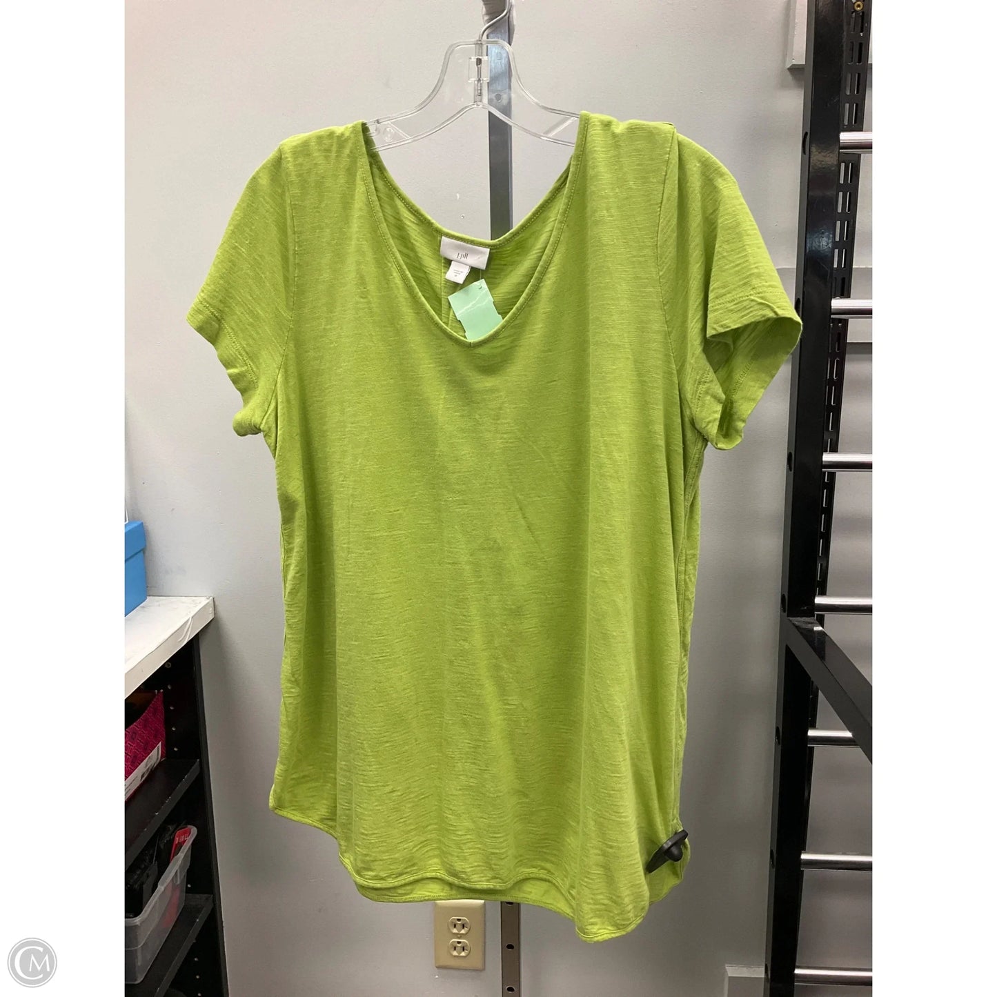 Top Short Sleeve Basic By J. Jill In Green, Size: M