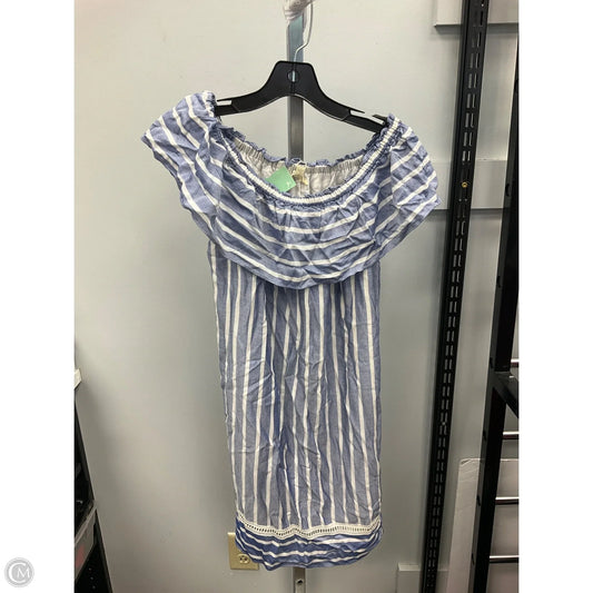 Dress Casual Short By Max Studio In Blue & White, Size: S
