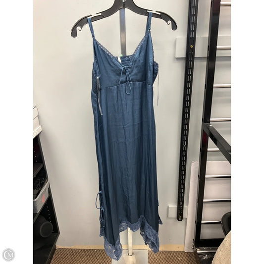 Dress Casual Midi By American Eagle In Blue, Size: S