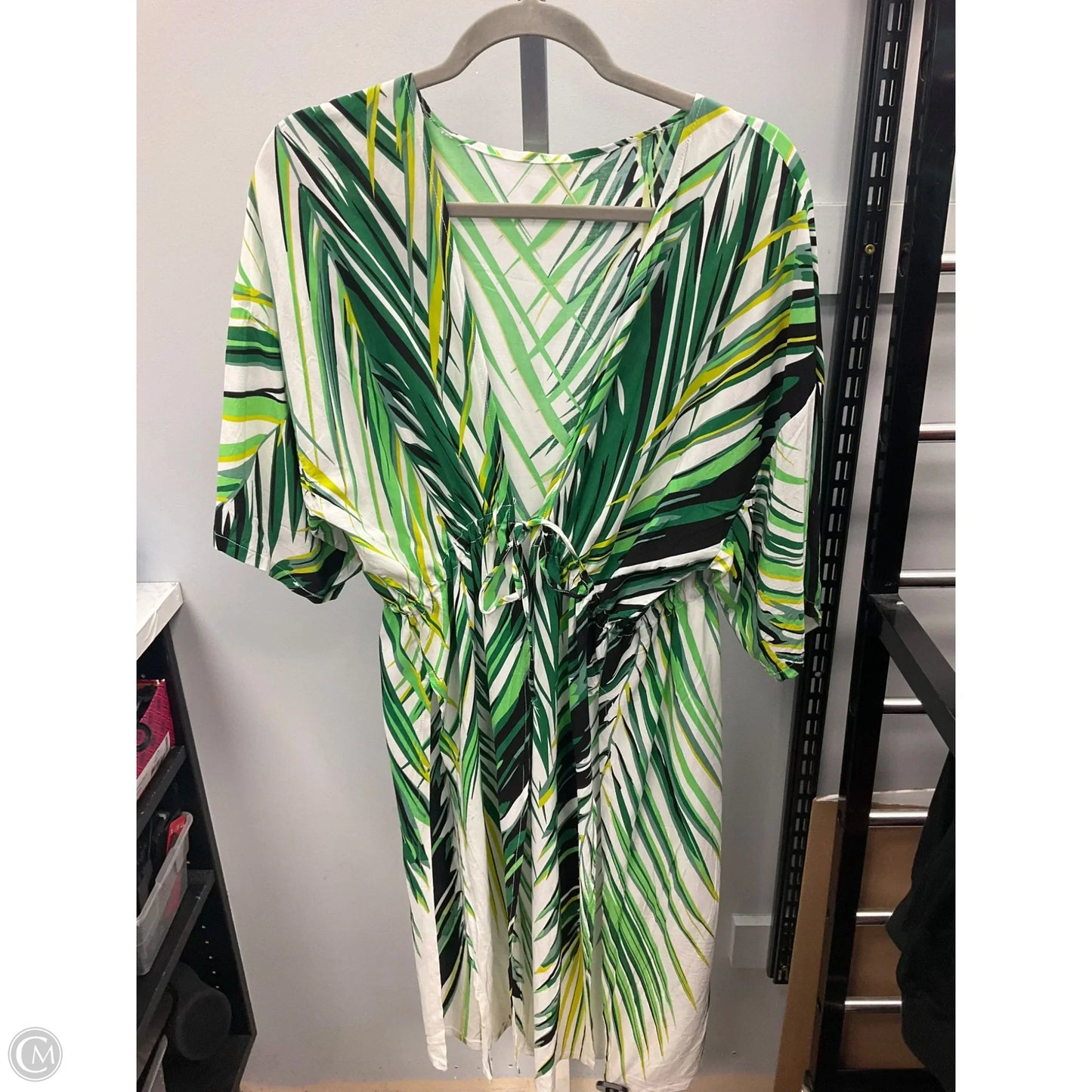 Swimwear Cover-up By Clothes Mentor In Green, Size: Osfm