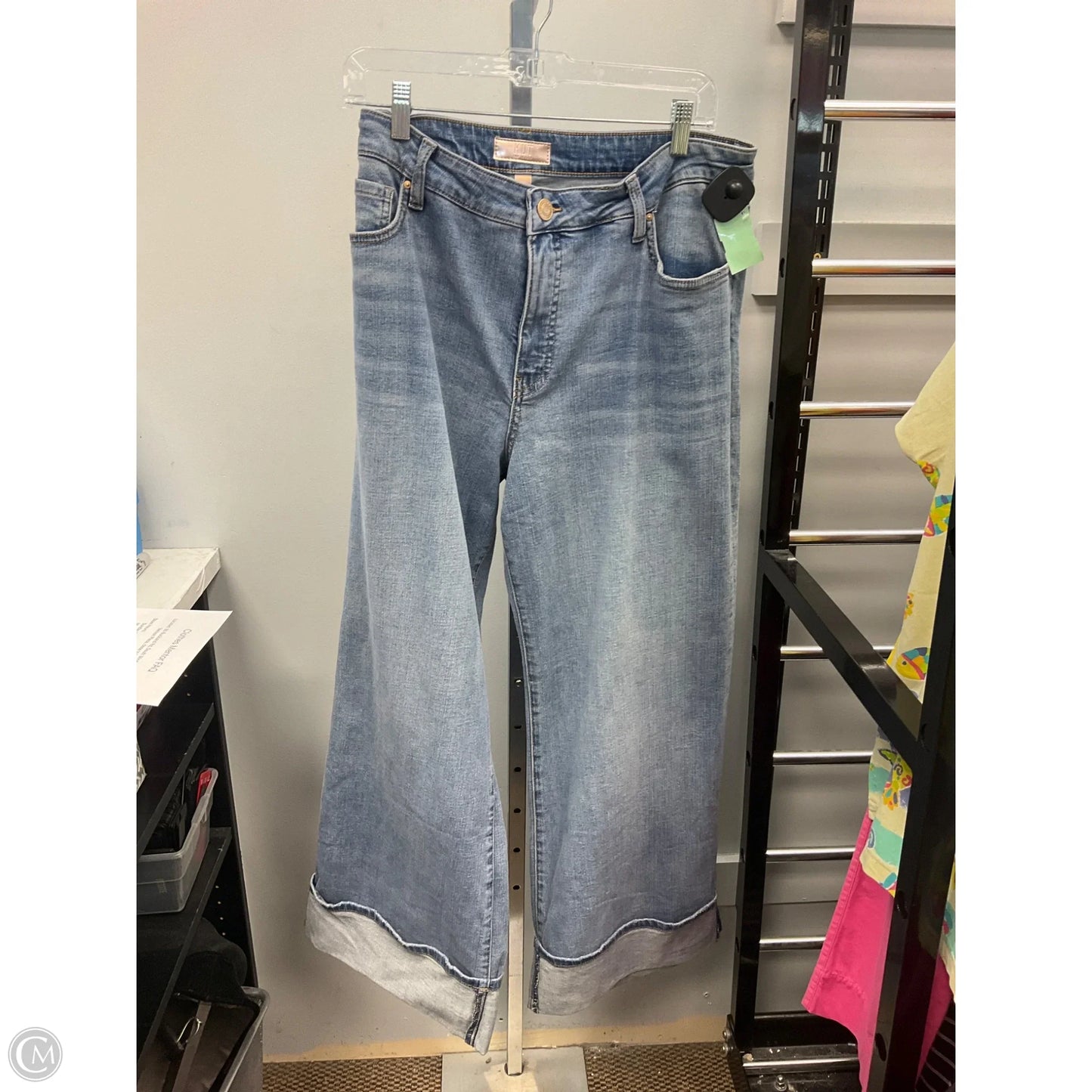 Jeans Wide Leg By Kut In Blue, Size: 16