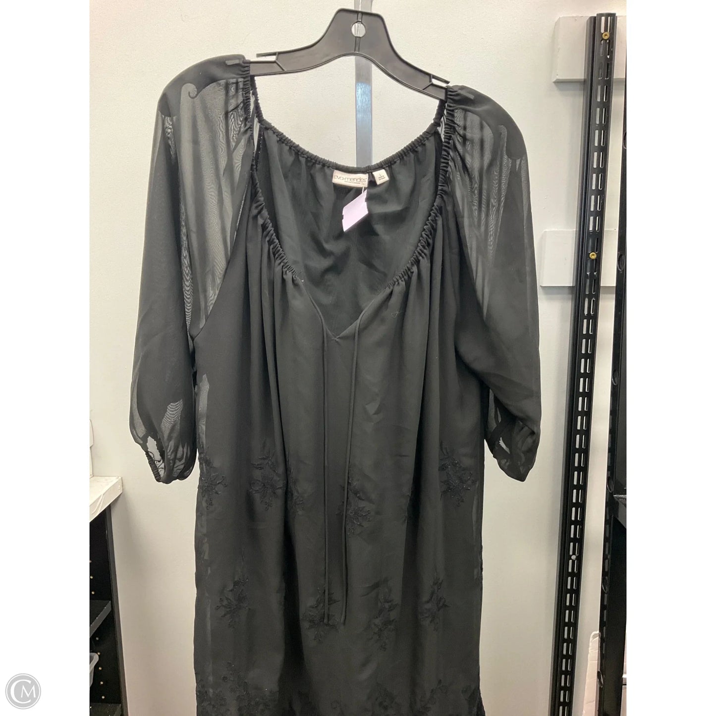 Dress Casual Short By Eva Mendes In Black, Size: L