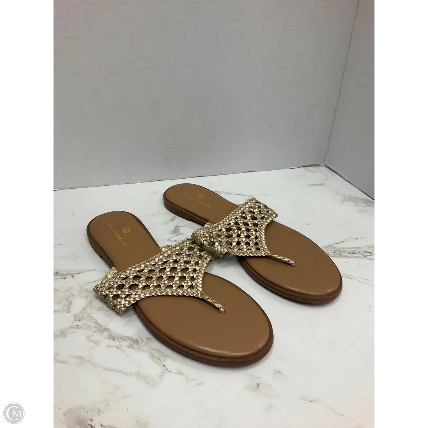Sandals Flats By Tommy Bahama In Gold, Size: 9
