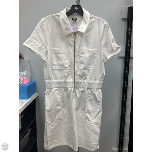 Dress Casual Short By J. Crew In White Denim, Size: 10