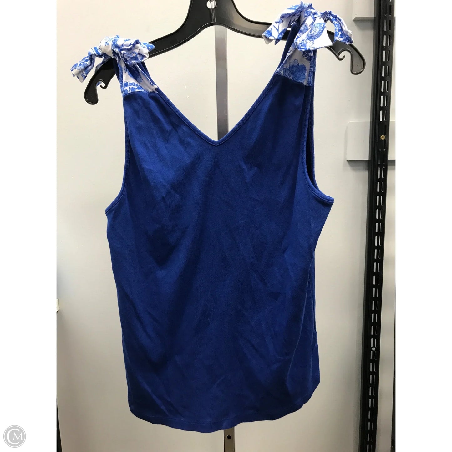 Top Sleeveless By Tommy Hilfiger In Blue, Size: L