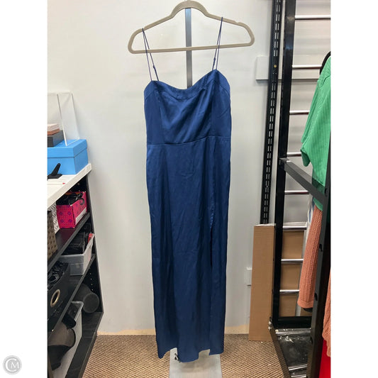 Dress Party Long By Abercrombie And Fitch In Blue, Size: M