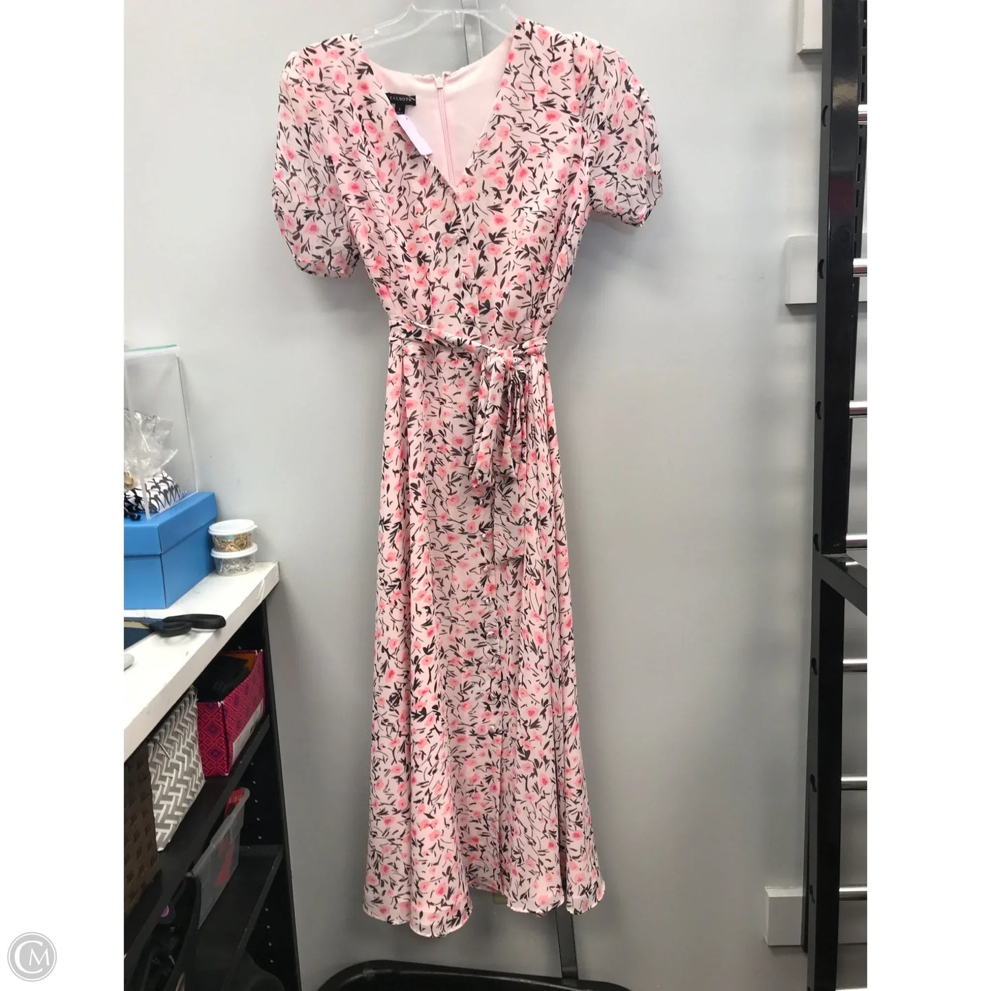 Dress Casual Midi By Talbots In Pink, Size: 2