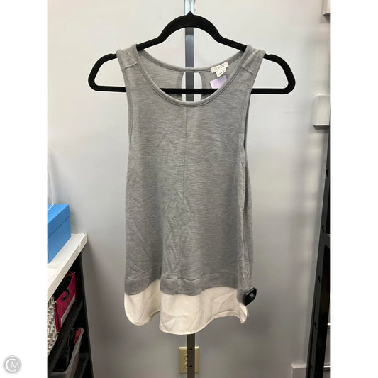 Top Sleeveless By J. Crew In Grey, Size: S