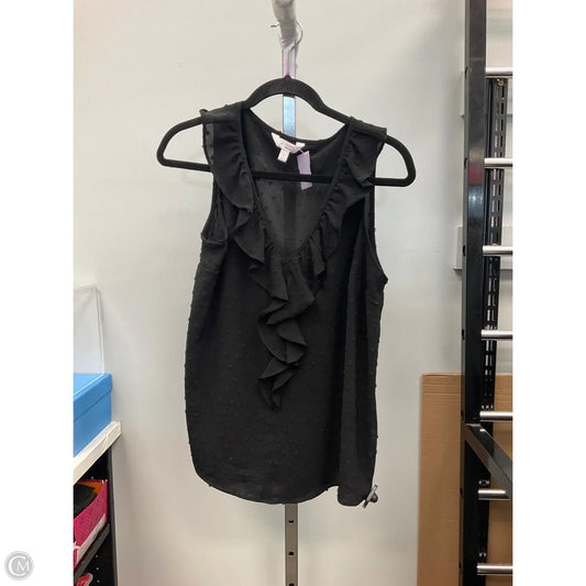 Top Sleeveless By Lc Lauren Conrad In Black, Size: S
