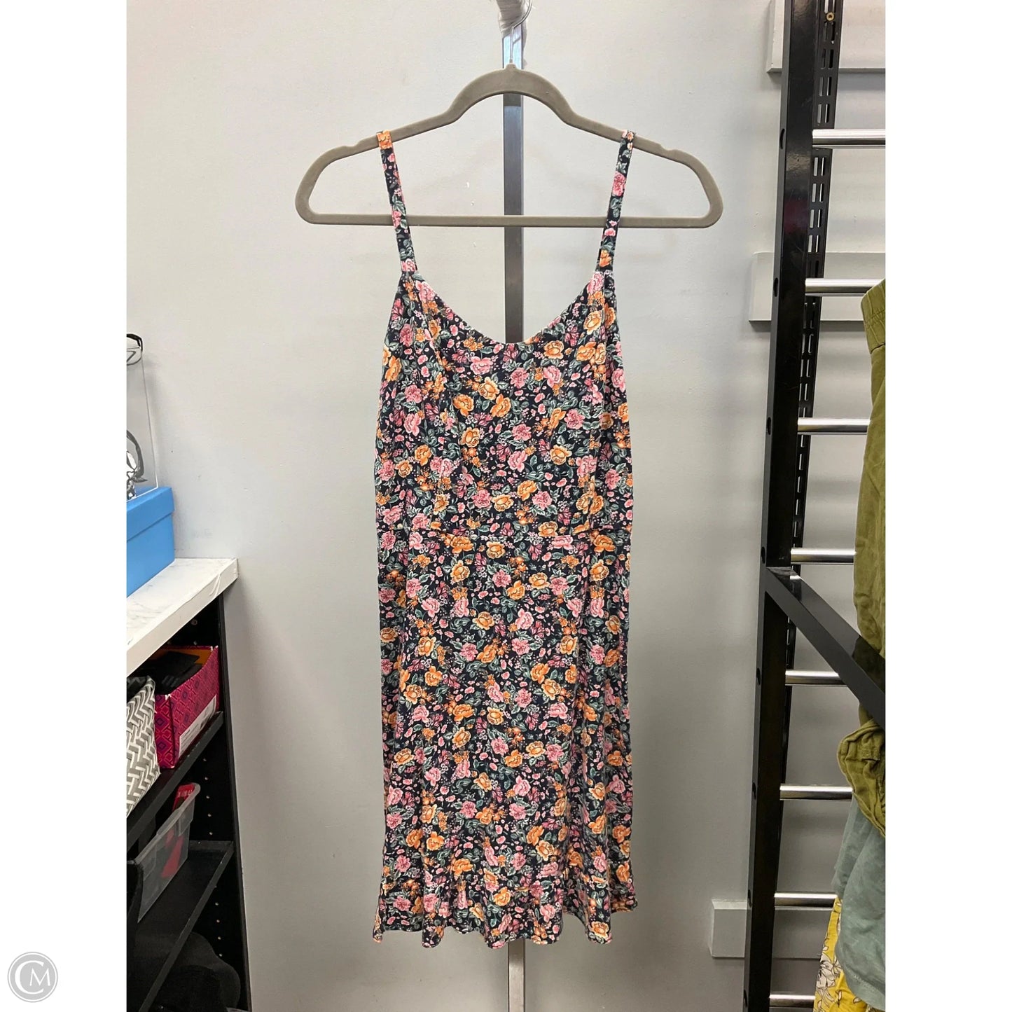 Dress Casual Short By Old Navy In Blue & Orange, Size: M